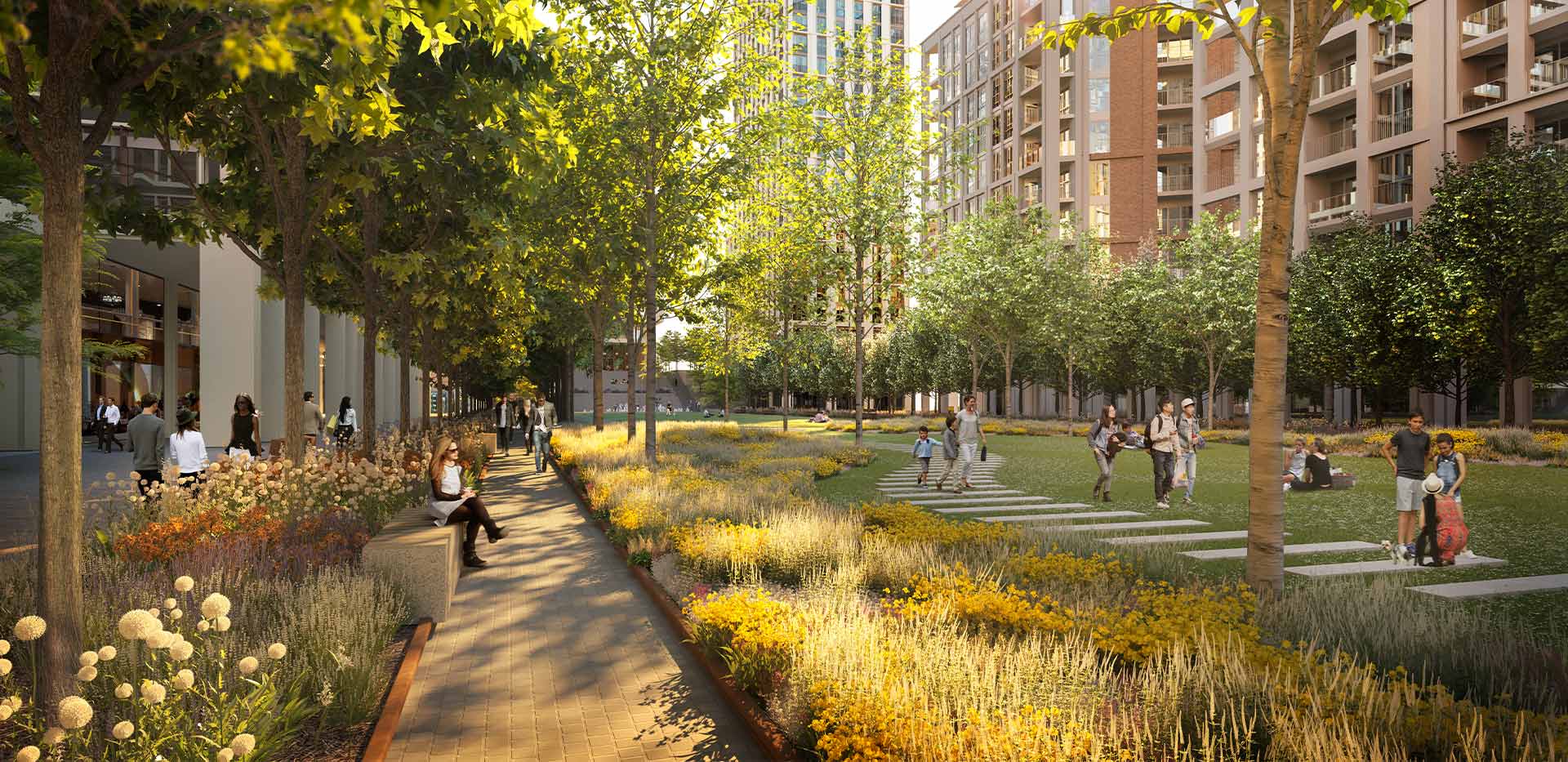 Twelve Trees Park, External